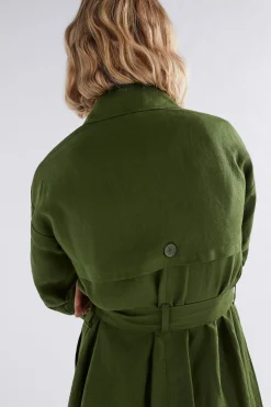 Anneli Linen Trench Coat