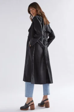 Anneli Linen Trench Coat