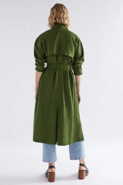 Anneli Linen Trench Coat
