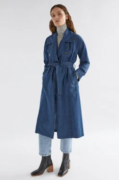 Denim Trench Coat