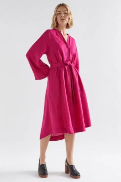 Elev Linen Shirt Dress