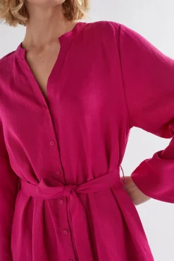 Elev Linen Shirt Dress