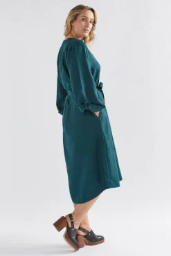 Elev Linen Shirt Dress