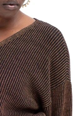 Glittra Metallic Sweater