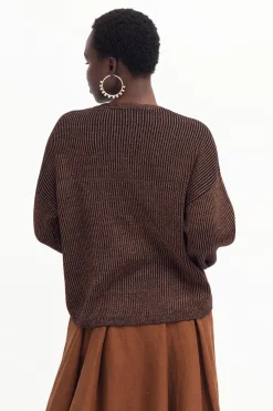 Glittra Metallic Sweater