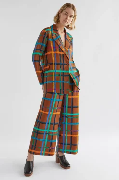 Ilona Linen Print Blazer