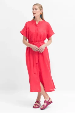 Mies Linen Shirt Dress