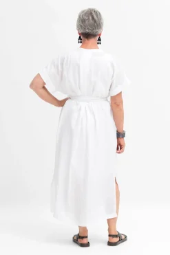 Mies Linen Shirt Dress