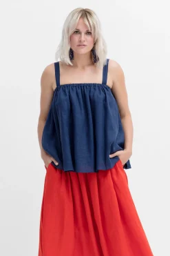 Tia Linen Tank