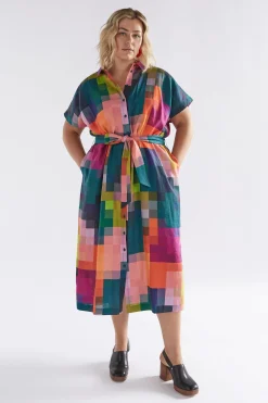 Tilko Linen Shirt Dress