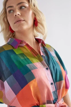 Tilko Linen Shirt Dress