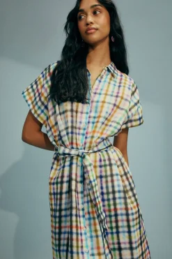 Tilko Linen Shirt Dress