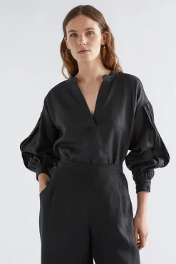 Vassa Linen Top